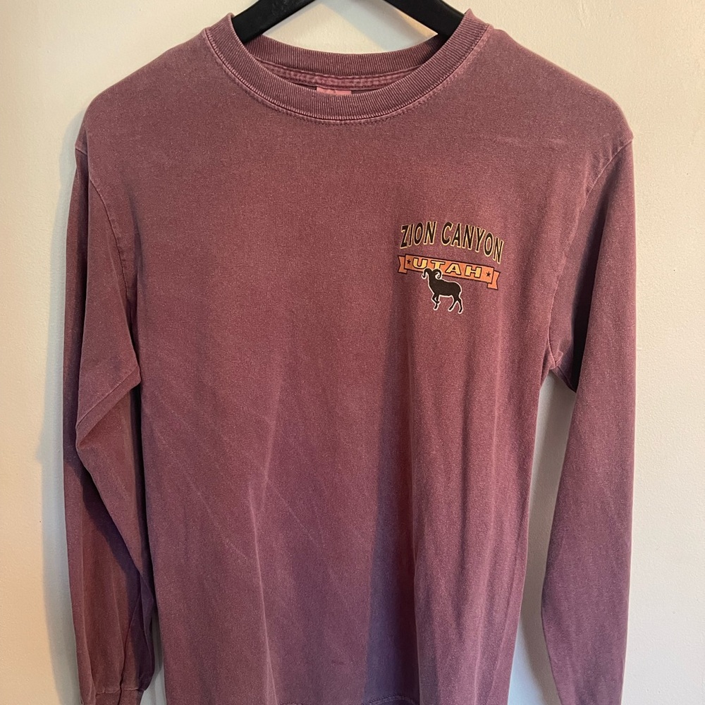 Zion canyon lodge long sleeve tee